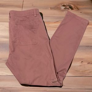 Women’s Dusty Rose Garnet‎ Hill cargo pants. Size 14